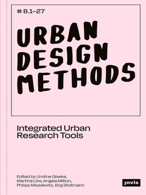 cover image of Urban Design Methods